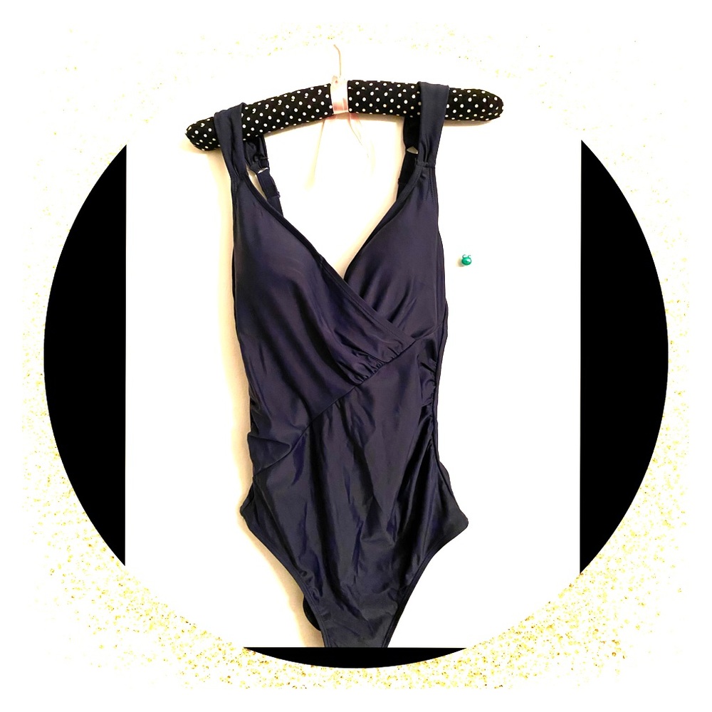 Navy Blue one piece swimsuit
